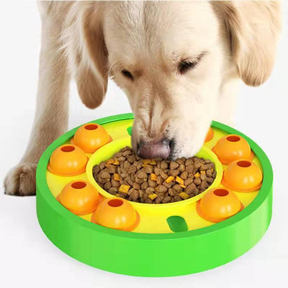 Interactive Dog Puzzle Feeder - Engaging Slow Eating Toy For Smart Pups