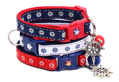 Ships Wheels Breakaway Cat Collar