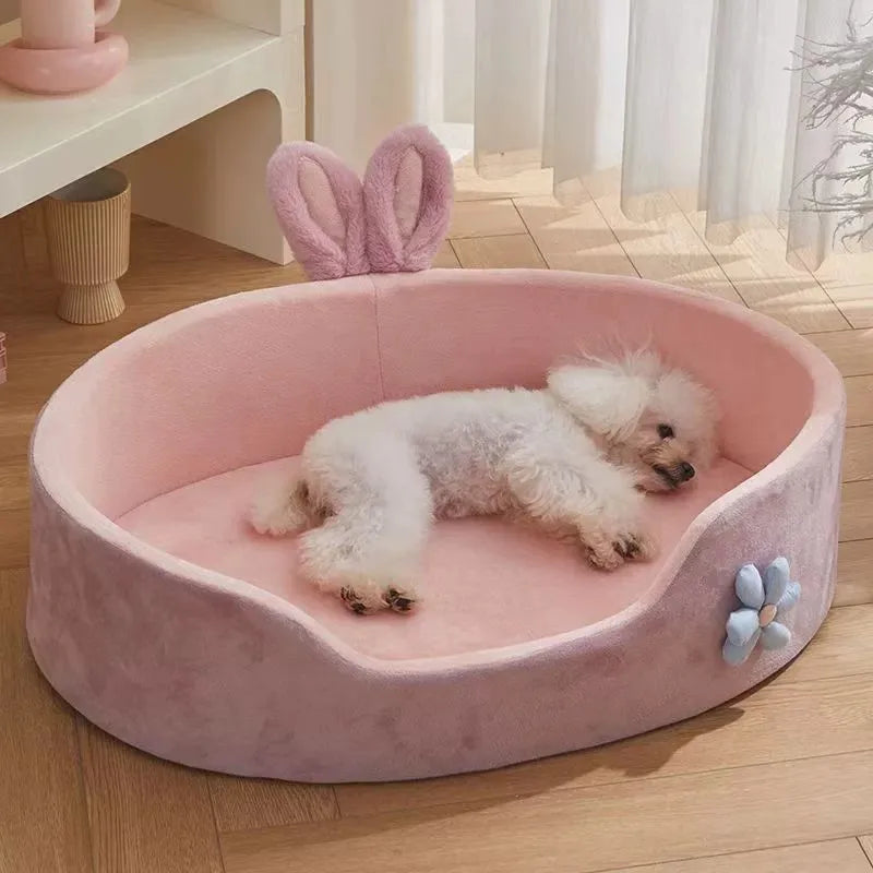 Detachable Pet Bed Pet Bed Detachable Washable Dog Sleeping Bed Soft Comfortable Warm Cat Bed for Four Seasons Soft Pet Bed