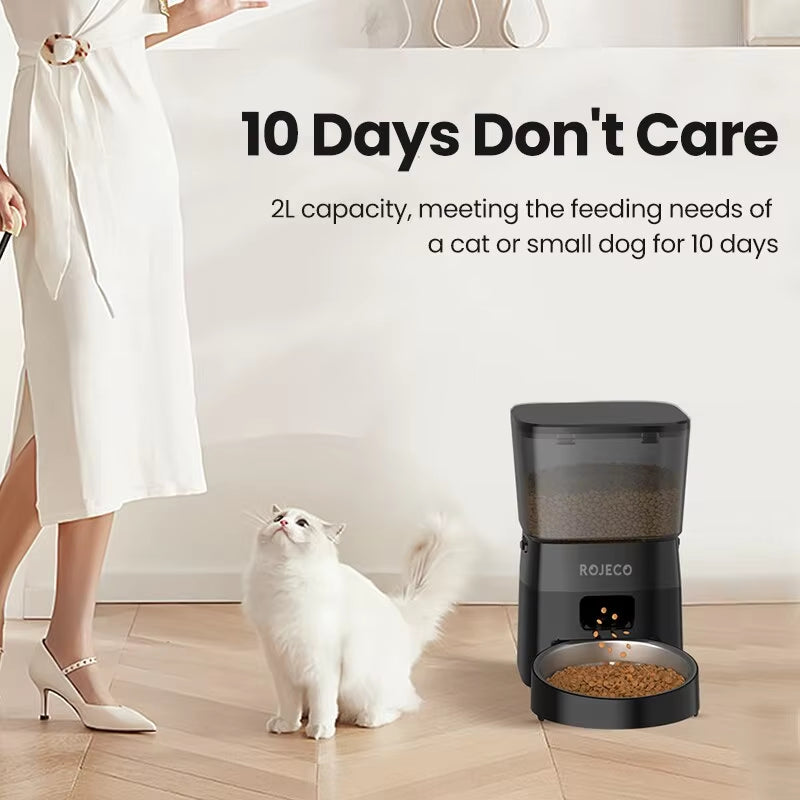 Smart Auto Pet Feeder – Hassle-Free Mealtime, Perfect Portions Every Time